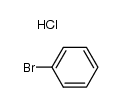 bromo-benzene, compound with hydrogen chloride Structure