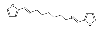 N,N'-difurfurylidenehexane-1,6-diamine structure