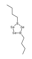 2,5-dibutyl-1,3,4,2,5-triselenadiborolane结构式