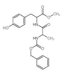 L-Tyrosine,N-[(phenylmethoxy)carbonyl]-L-alanyl-, methyl ester (9CI)结构式