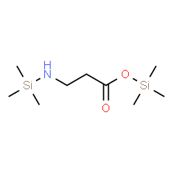 N-Trimethylsilyl-β-alanine trimethylsilyl ester结构式