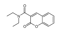 N,N-diethyl-2-oxochromene-3-carboxamide Structure