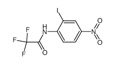 4-nitro-2-iodo-trifluoroacetanilide结构式