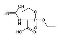 (2R)-2-(carbamoylamino)-2-diethoxyphosphorylacetic acid Structure