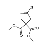 dimethyl (2-chloroprop-2-en-1-yl)(methyl)malonate结构式