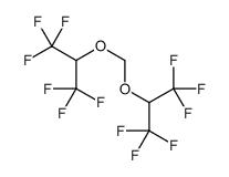1,1,1,3,3,3-hexafluoro-2-(1,1,1,3,3,3-hexafluoropropan-2-yloxymethoxy)propane结构式