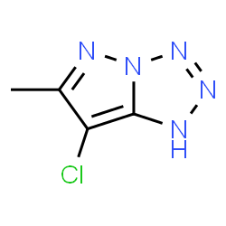 1H-Pyrazolo[1,5-d]tetrazole,7-chloro-6-methyl- (9CI) Structure