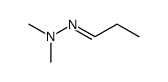 anti-propionaldehyde N,N-dimethylhydrazone结构式