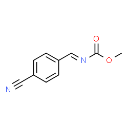 Carbamic acid,[(4-cyanophenyl)methylene]-,methyl ester (9CI)结构式