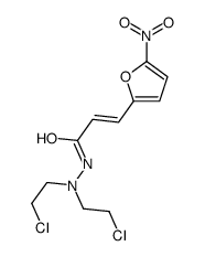 β-(5-Nitrofuran-2-yl)acrylic acid N2,N2-bis(2-chloroethyl) hydrazide Structure