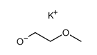 POTASSIUM B-METHYOXYETHOXIDE structure