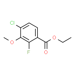 Ethyl 4-chloro-2-fluoro-3-methoxybenzoate结构式