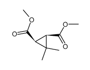 Dimethyl meso-3,3-Dimethylcyclopropane-1,2-dicarboxylate Structure