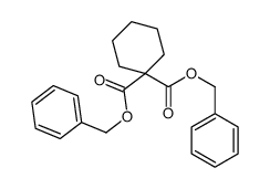 dibenzyl cyclohexane-1,1-dicarboxylate结构式