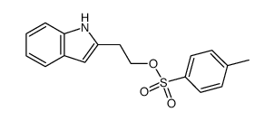 2-(1H-indol-2-yl)ethyl 4-methylbenzenesulfonate结构式