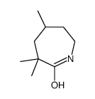 3,3,5-trimethylazepan-2-one Structure