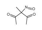 3-methyl-3-nitroso-pentane-2,4-dione Structure