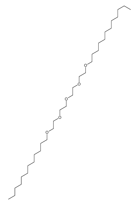 1-[2-[2-[2-(2-dodecoxyethoxy)ethoxy]ethoxy]ethoxy]dodecane Structure