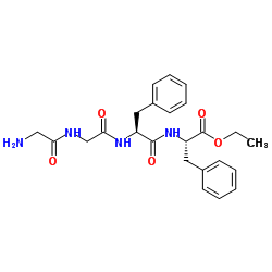 H-Gly-Gly-Phe-Phe-OEt acetate salt Structure