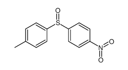 1-methyl-4-(4-nitrophenyl)sulfinylbenzene Structure
