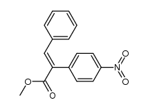 methyl (E)-2-(4-nitrophenyl)-3-phenylprop-2-enoate Structure