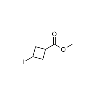 Methyl 3-iodocyclobutane-1-carboxylate structure