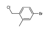 4-bromo-1-(chloromethyl)-2-methylbenzene Structure