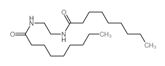 Nonanamide,N,N'-1,2-ethanediylbis- Structure