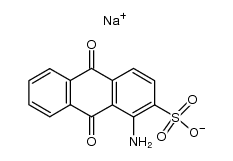 sodium 1-aminoanthraquinone-2-sulphonate结构式