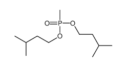 3-methyl-1-[methyl(3-methylbutoxy)phosphoryl]oxybutane结构式