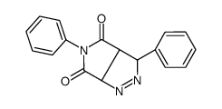 3,5-diphenyl-3a,6a-dihydro-3H-pyrrolo[3,4-c]pyrazole-4,6-dione结构式