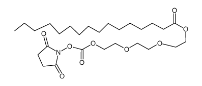 activated palmitate-TEG oligomer Structure