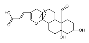 Chola-20,22-dien-24-oicacid,14,21-epoxy-3,5-dihydroxy-19-oxo-,(3b,5b,14b)-(9CI) Structure