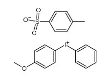 (4-methoxyphenyl)(phenyl)iodonium tosylate结构式