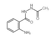 Benzoic acid, 2-amino-,2-acetylhydrazide结构式
