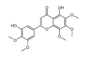 4',5',6,7,8-Pentamethoxy-3',5-dihydroxyflavone结构式