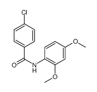 4-Chloro-N-(2,4-dimethoxyphenyl)benzamide Structure