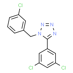 1-(3-CHLOROBENZYL)-5-(3,5-DICHLOROPHENYL)-1H-1,2,3,4-TETRAAZOLE Structure