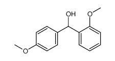 (2-methoxyphenyl)(4-methoxyphenyl)methanol结构式