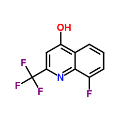6-Fluoro-2-(trifluoromethyl)-4-quinolinol Structure