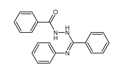 N'-benzoyl-benzohydrazonic acid anilide Structure