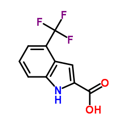 4-(Trifluoromethyl)-1H-indole-2-carboxylic acid Structure