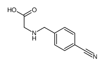 [(4-CYANOBENZYL)AMINO]ACETIC ACID结构式