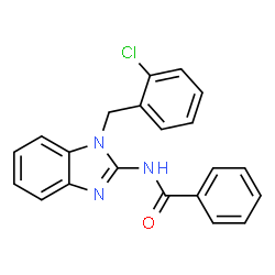 N-[1-(2-Chlorobenzyl)-1H-benzimidazol-2-yl]benzamide结构式