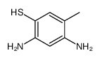 Benzenethiol,2,4-diamino-5-methyl- structure