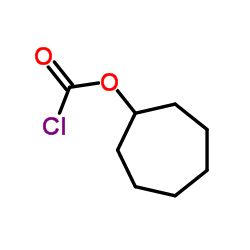 Cycloheptyl carbonochloridate结构式