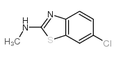 6-氯-N-甲基-2-苯并噻唑胺结构式