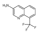 8-(trifluoromethyl)quinolin-3-amine structure