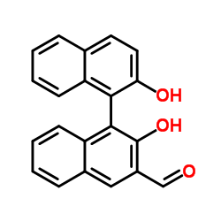 (R)-2,2'-二羟基-[1,1'-联萘]-3-醛结构式