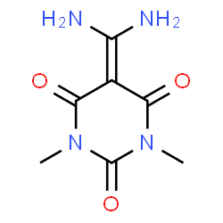 2,4,6(1H,3H,5H)-Pyrimidinetrione,5-(diaminomethylene)-1,3-dimethyl-(9CI)结构式